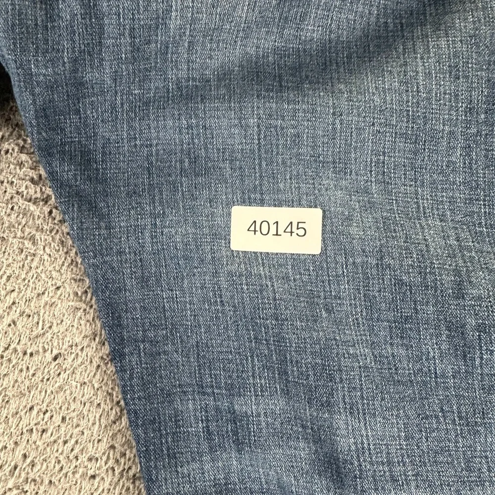 Levi's 505 Jeans Men 36x32 Blue Cotton Denim Straight Leg Workwear Faded Stretch
